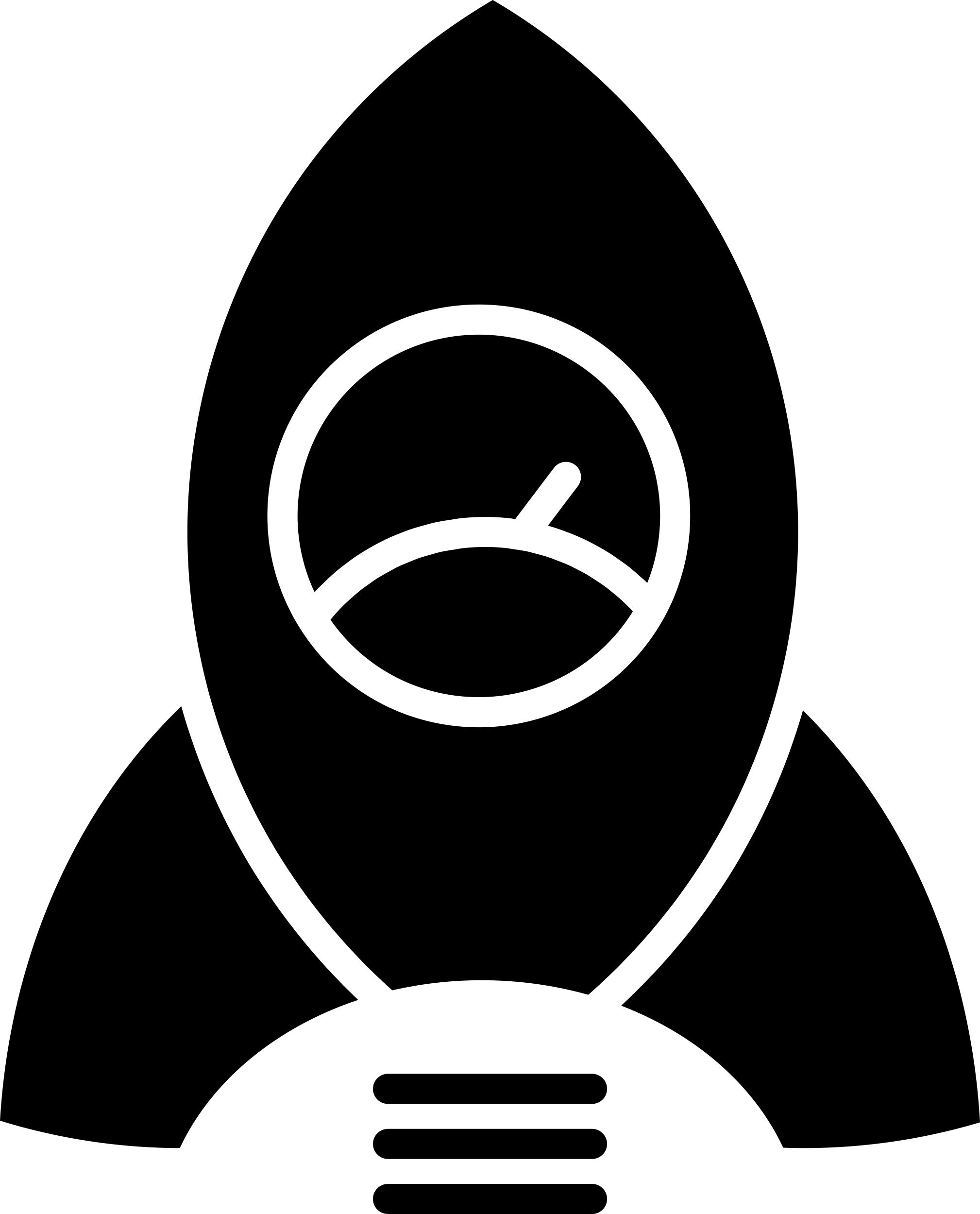 Rocket With Speedometer Shape On It Outline Svg Vector Free Vectors